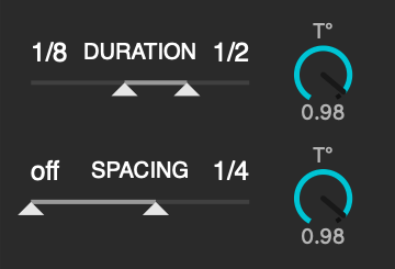 Time settings interface